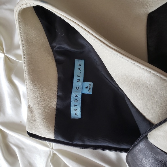 Robe Noire Antonio Melani Taille 4 - Style Fit & Flare, Neuve Avec Étiquette